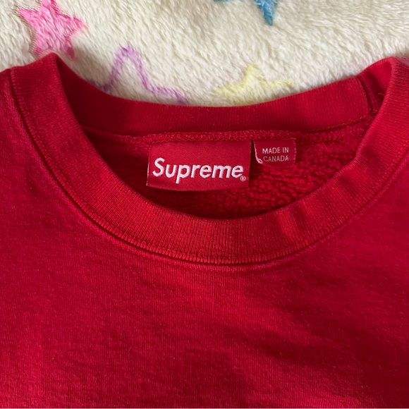 Supreme Red Men's Sweater - Picture 3 of 6